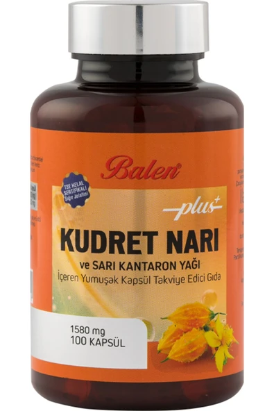 Kudret Narı Ve Sarı Kantaron Yağı Içeren Yumuşak Kapsül - 1