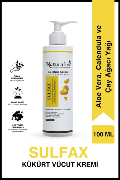 Sülfax Kükürt Vücut Kremi 100ml