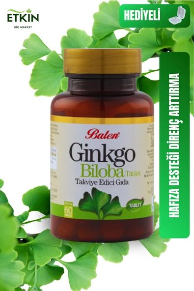 Ginkgo Biloba 600 Mg 60 Tablet Gingko Ginkgo Ginko Biloba Tableti - 2