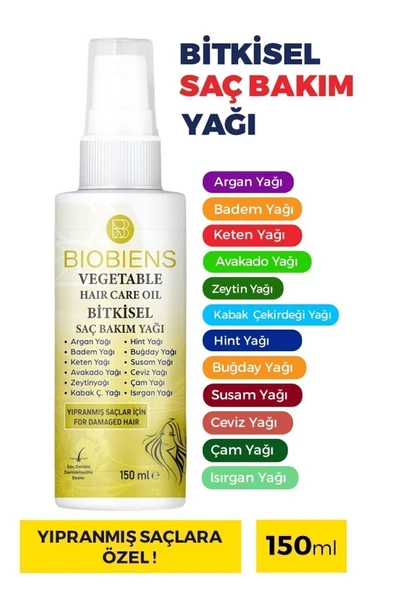 Bitkisel Yağlı Saç Bakım Spreyi 150 ml - 3