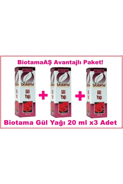 Gül Yağı 20 Ml X 3 Adet ürün görseli 1
