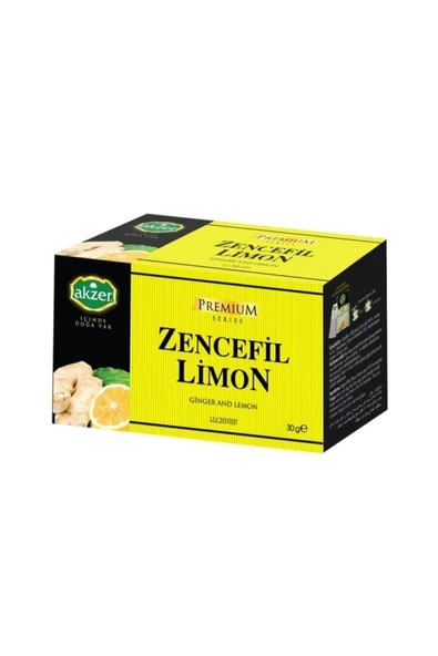 Premium Zencefilli Limonlu Çay 20 Adet - 1