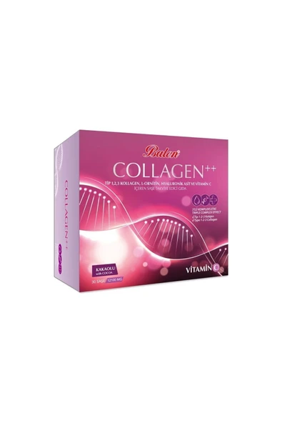 3 Kutu Collagen Tip 1,2,3 Kolajen L-ornitin, Hyaluronik Asit Ve Vitamin C Içeren 30 Saşe 12100 Mg - 2