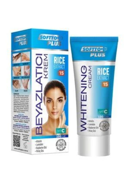 Cilt Beyazlaştırıcı Krem Pirinç Özlü, Renk Açma, Beyazlatma Kremi, 100 Ml ürün görseli 1