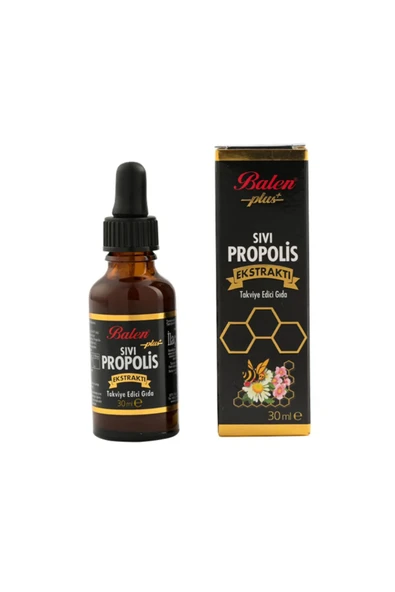 3 Adet Sıvı Propolis Ekstraktı Su Bazlı Damla 30ml X 3 - Resim 2