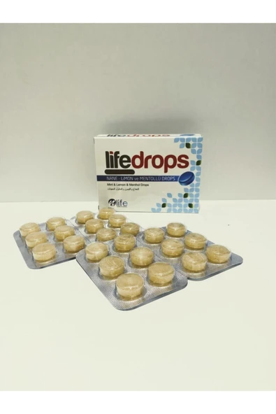 N Life Nane - Limon Mentollü Drops Pastil 24'lü - 2