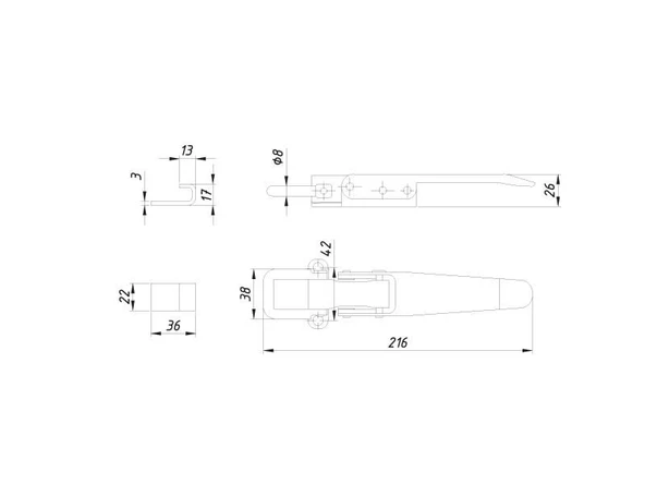 Yeni Açık Kasa Kilidi - Resim 2