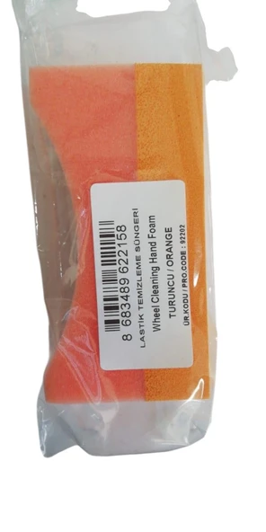 BEFAR LASTİK TEMİZLEME SÜNGERİ TURUNCA 92202 ürün görseli