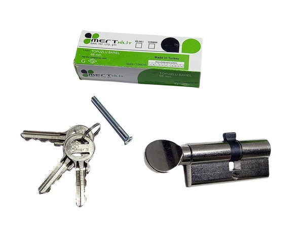 Topuzlu Barel 68 mm Nikel - Resim 2