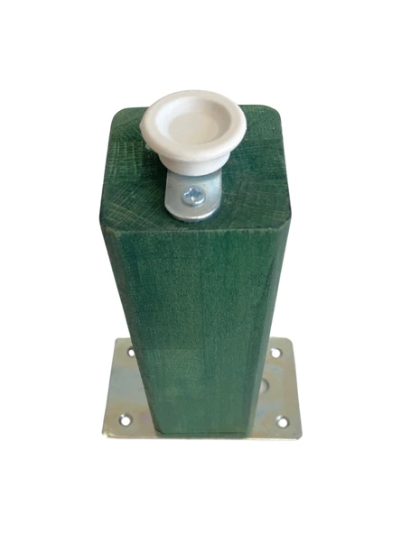 Kale Ayarlı Ahşap Ayak Mobilya Masa ve Dolap Ayağı(YEŞİL)(KAYIN/GÜRGEN AĞACI) Yeşil 23cm 23cm - 2 ADET - Resim 4