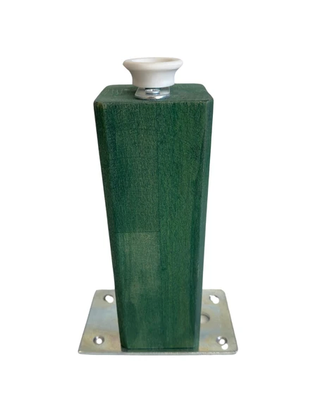 Kale Ayarlı Ahşap Ayak Mobilya Masa ve Dolap Ayağı(YEŞİL)(KAYIN/GÜRGEN AĞACI) Yeşil 23cm 23cm - 2 ADET - Resim 3