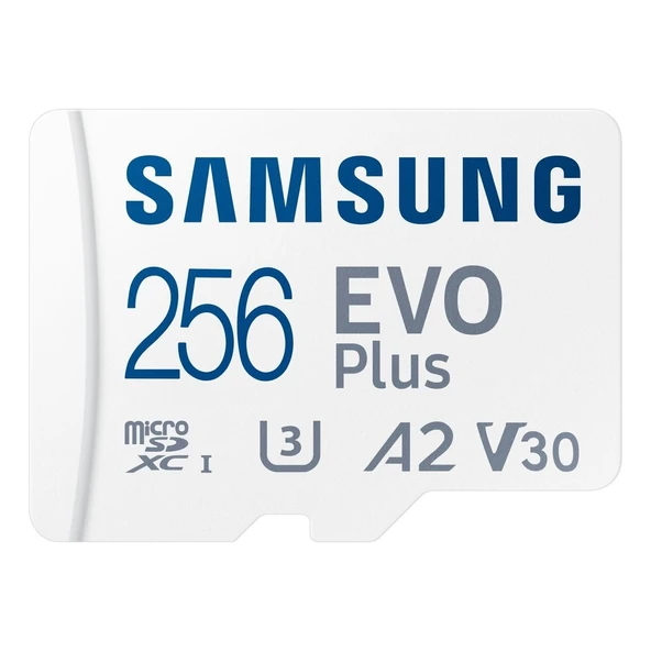 Samsung Evo Plus MB-MC256KA Class 10 UHS-I U3 A2 V30 256 GB Micro SD Kart