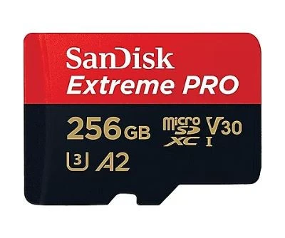 SanDisk Extreme Pro SDSQXCZ-256G-GN6MA Class 10 UHS-I U3 A2 V30 256 GB Micro SD Kart
