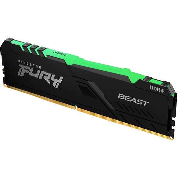 Kingston Fury Beast RGB 16 GB 3200 MHz CL16 KF432C16BB1A/16 DDR4 Ram - Resim 2