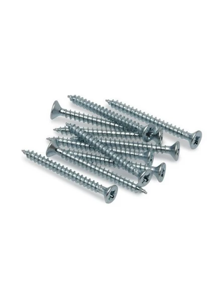 Sunta Vidası 4x18mm Çinko Ahşap MDF Montaj Vidası(4X18MM) 200 ADET - Resim 3