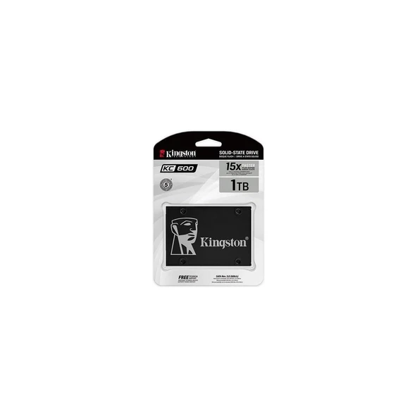 Kingston KC600 SKC600/1024G SATA 3.0 2.5" 1TB SSD - 2