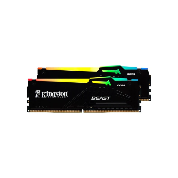 Kingston Beast Rgb Expo 32GB(2X16) 6000MHZ CL36 KF560C36BBE2AK2-32TR Ddr5 Masaüstü Performans Ram