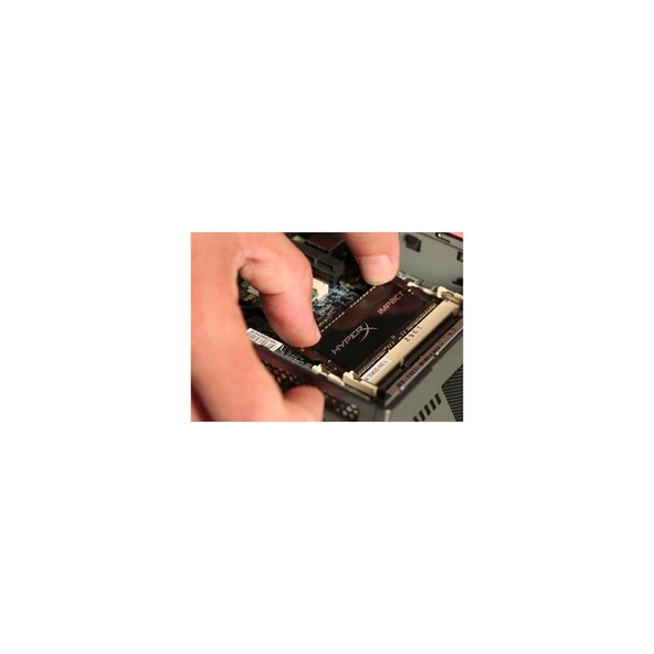 Kingston HyperX Impact Black 16 GB (2x8) 1600MHz DDR3 SODIMM HX316LS9IBK2/16 1.35v Notebook Ram - 4