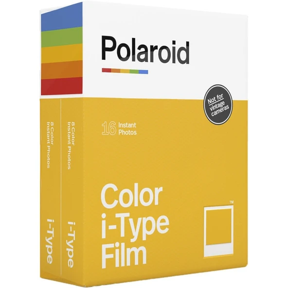 Polaroid Color Film For I-Type Double Pack (16 Poz) - 1