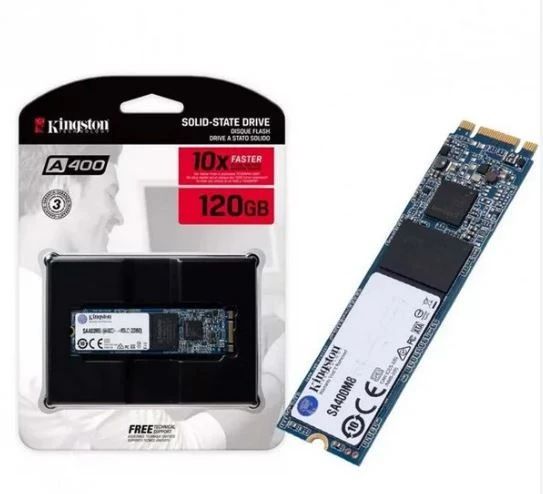 Kingston A400 120GB SA400M8/120G M.2 SSD (Okuma 500MB / Yazma 320MB) ürün görseli 1
