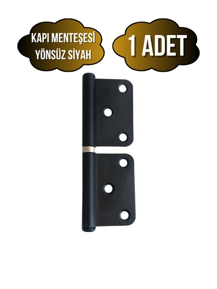 Siyah Yönsüz Kapı Menteşesi Ahşap Kapı Menteşesi(SİYAH) Siyah SİYAH - 1 ADET ürün görseli