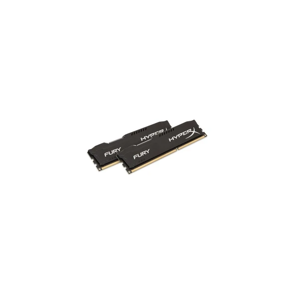 Kingston HyperX Fury Black 16 GB (2x8) 1600 MHz DDR3 CL10 HX316C10FBK2/16 Ram - 2