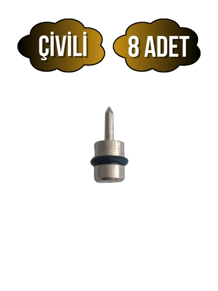 Metal Çivili Raf Pimi Dolap Raf Altı Pimi(ÇİVİLİ)(METAL) Krom KROM - 8 ADET ürün görseli