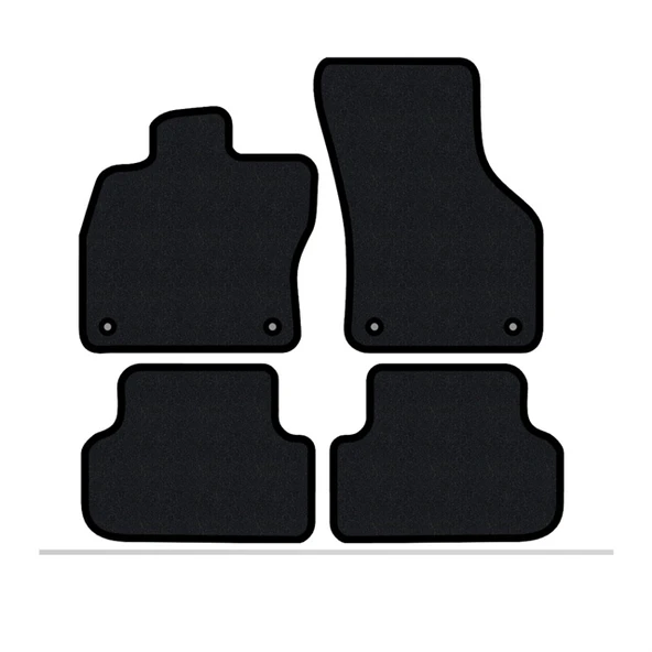 Honda Jazz 2001-2008 Lüks Halı Paspas Siyah ürün görseli