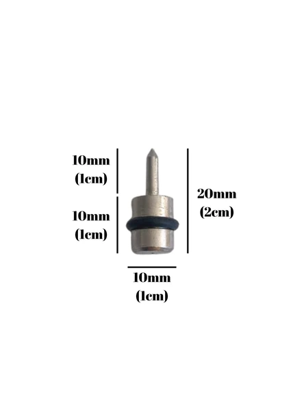 Metal Çivili Raf Pimi Dolap Raf Altı Pimi(ÇİVİLİ)(METAL) Krom KROM - 20 ADET - 4