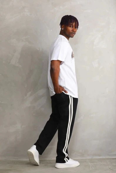 Unisex Oversize Kolye Dahil T-Shirt - Beyaz - 6