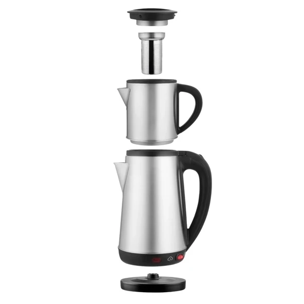 Mina Tiryaki 1500 W Çelik Çay Makinesi - 2