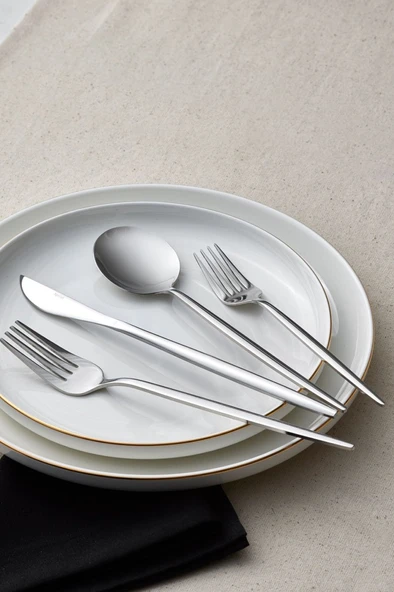 Apricot Faro 24 Parça 6 Kişilik Çatal Kaşık Bıçak Takımı - 4