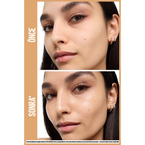 Maybelline New York Fit Me Nude Cilt Bakımı Etkili Nemlendirici SPF50 BB Krem - 50 - 3