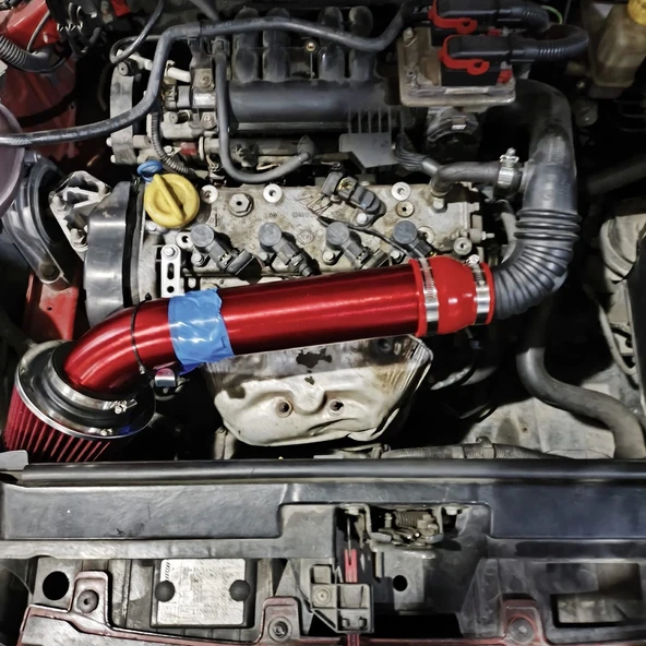 Fiat Stillo 1.4 Atmosferik Benzinli-Krom Borulu Spor Açık Hava Filtre Seti - Resim 2