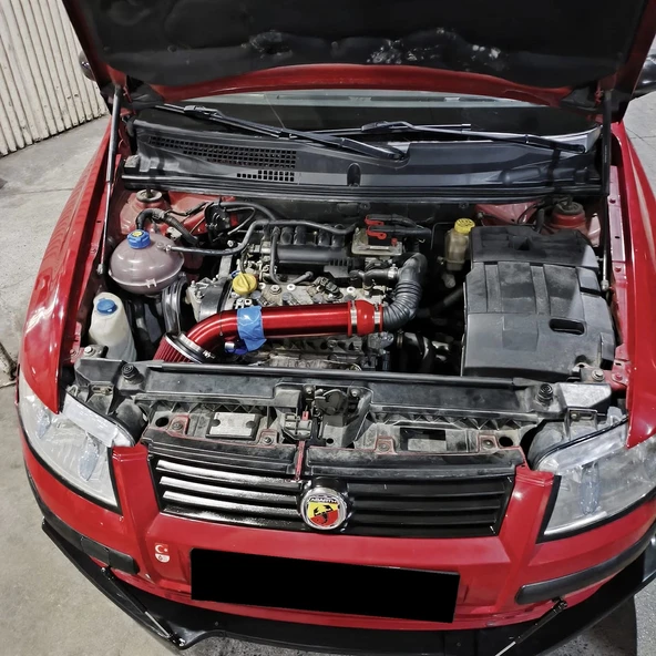 Fiat Stillo 1.4 Atmosferik Benzinli-Krom Borulu Spor Açık Hava Filtre Seti ürün görseli 1