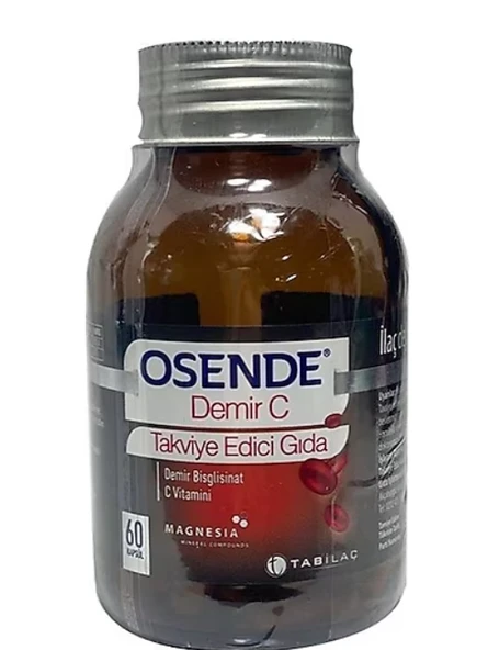 Osende Demir C Ester C Vitamini 60 Kapsül