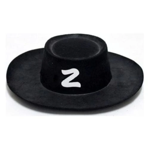 Zorro Şapka Maske Set Yetişkin - 3