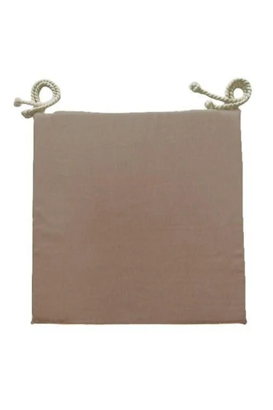 mer-tim ezberbozan ev tekstili Mer-tim Bahçe Balkon Salon Sütlü Kahve Alt Sandalye Minderi