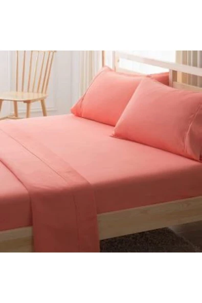 mer-tim ezberbozan ev tekstili Tek Kişilik Yavru Ağzı Lastiksiz Çarşaf Ve Yastık Kılıfı - 160 X 240 ürün görseli 1