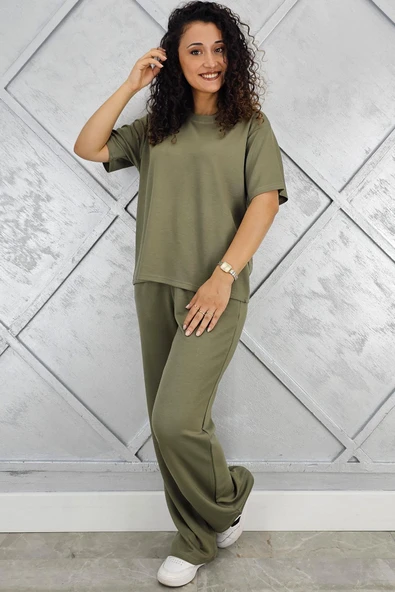 KADIN KISA KOLLU TESETTÜR TAKIM - Resim 2