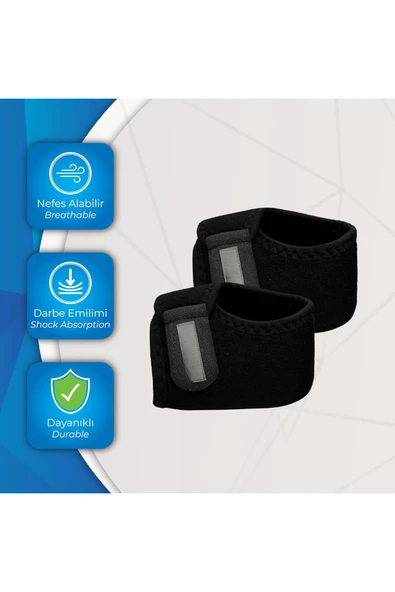 BEYAZ MEDİKAL Topuk Ağrısı için 2 Adet Silikon Kumaş Topuk Çorabı Topuk Dikeni Topuk Ağrısı Nasır Çatlak Topukluğu L/XL - 2