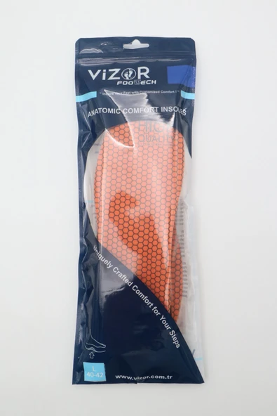 VİZOR ANATOMIC DESIGN Ayakkabı Iç Tabanı ,spor Tabanlık,ayakkabı Tabanlığı,iç Taban,günlük,ortopedik, XL - 6