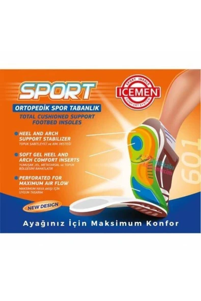 ICEMEN 601 Full Ortapedik Iç Taban 39-41 - 3
