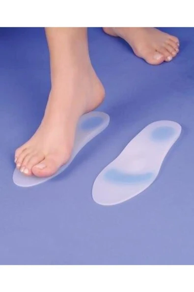 İPEK ARYA Icemen Tam Ortopedik Anatomik Silikon Ayakkabı Tabanlığı Topuk Dikeni 36-37