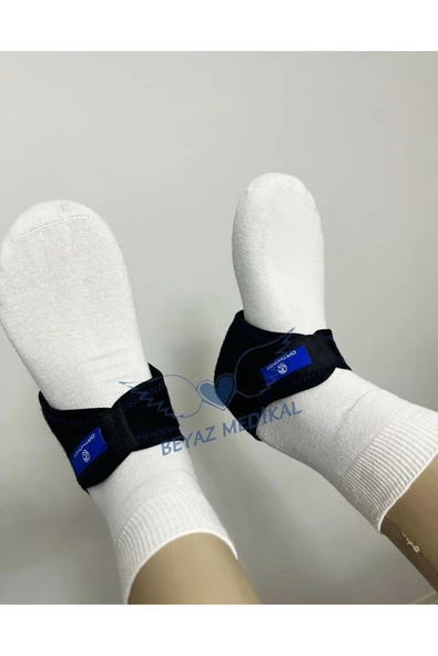 ORTHONEW Ortopedik Silikon Kumaş Topuk Çorabı 1 Adet topuk Dikeni Ayak Nasır Çatlak Topuk Ağrısı 35-40
