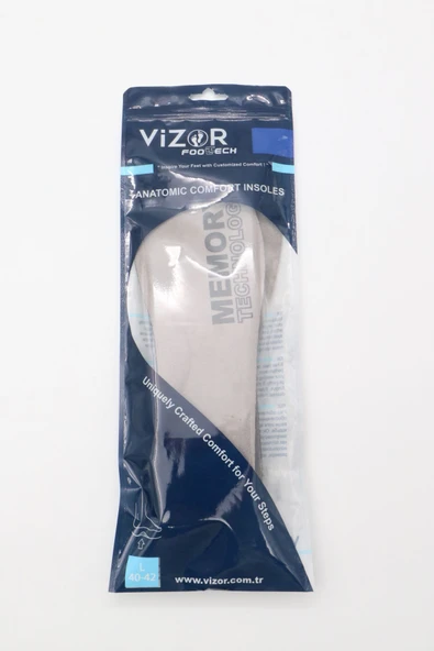VİZOR MEMORY FORCE Memory Foam, Akıllı Hafızalı, Tabanlık Spor Tabanlık,Şekil alan,Rahatlatıcı Tabanlık XL - 6