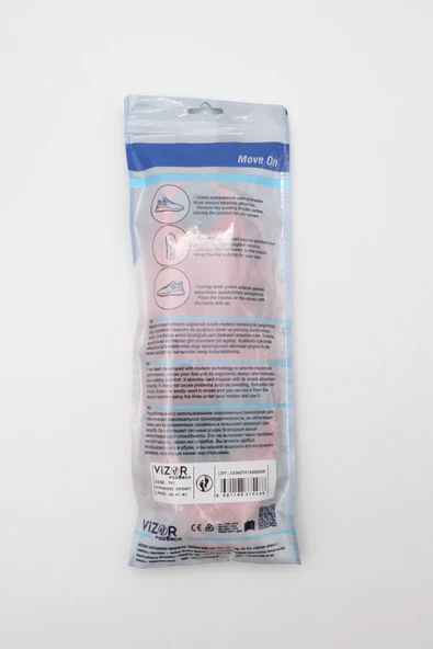 VİZOR DYNAMIK SPORT Yumuşak Ortopedik Tabanlık,rahat,konfor Tabanı,spor Tabanlığı,Gündelik,kullanım S - 7