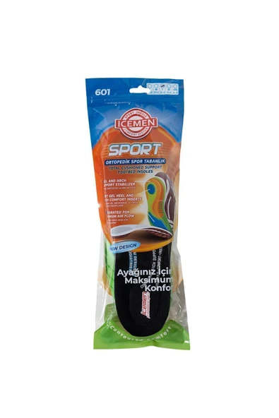 ICEMEN 601 - Full Ortopedik Ayakkabı Tabanlık / Spor Ayakkabı Tabanlığı 36-38 - 6
