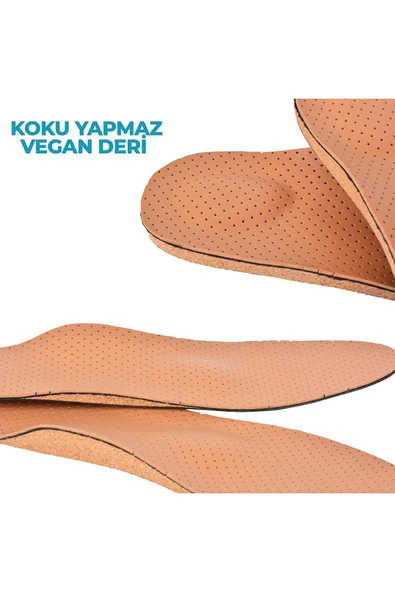 BEYAZ MEDİKAL Anatomik Mantar Tabanlık Medikal Epin ve Ark Takviyeli Tabanlık, İçe Basma ve Düz Taban Destekleyici 35 - 5