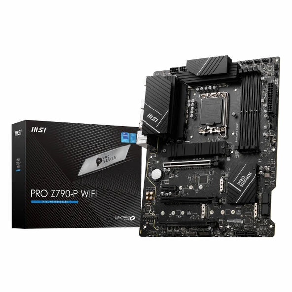 MSI Pro Z790-P WiFi DDR5 (7000MHz)OC M.2 HDMI/DP/USB-C PCIe 5.0 1700P ATX Anakart ürün görseli 1
